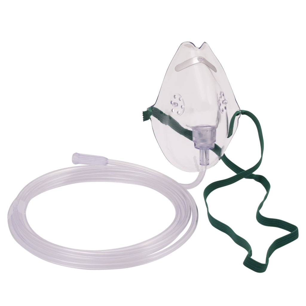 Adult Oxygen Mask w/7ft Tubing