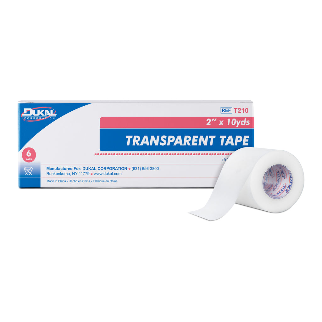 Dukal Transparent Tape 2" X 10 yd - (BX) of 6 Each