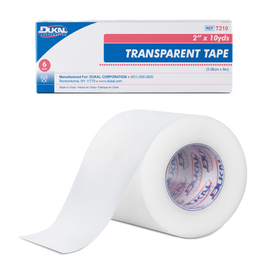 Dukal Transparent Tape 2" X 10 yd - (BX) of 6 Each