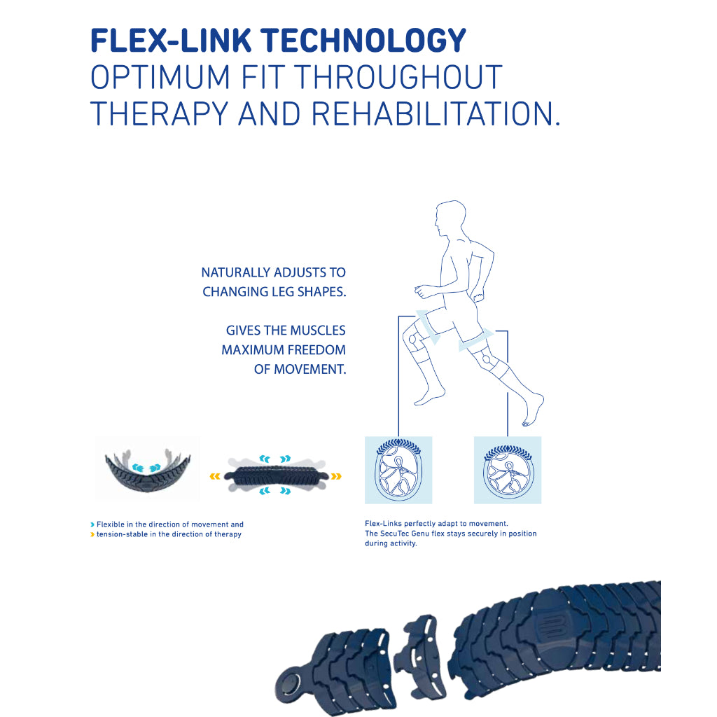 SecuTec Genu Flex Ligament Brace -  Blue